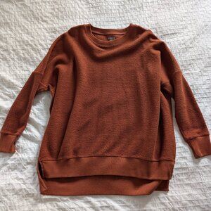 Aerie Oversized Burnt Orange Sweater Medium